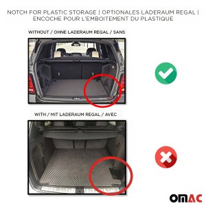 Alfa Romeo Giulia Trunk Mat - Omac - Proline Premium TPE - Black 